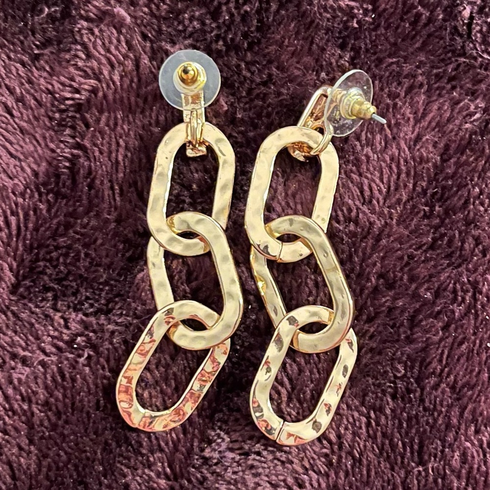 Gold Chainlink Earrings